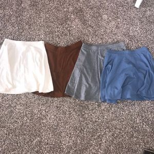 Four Pack Woman’s Skirts Size Small